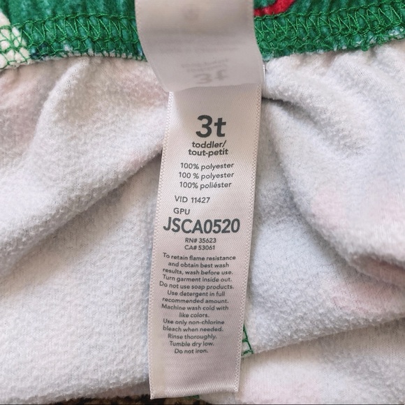 Carter’s Green Christmas Pajama Set - 3T - Picture 9 of 9